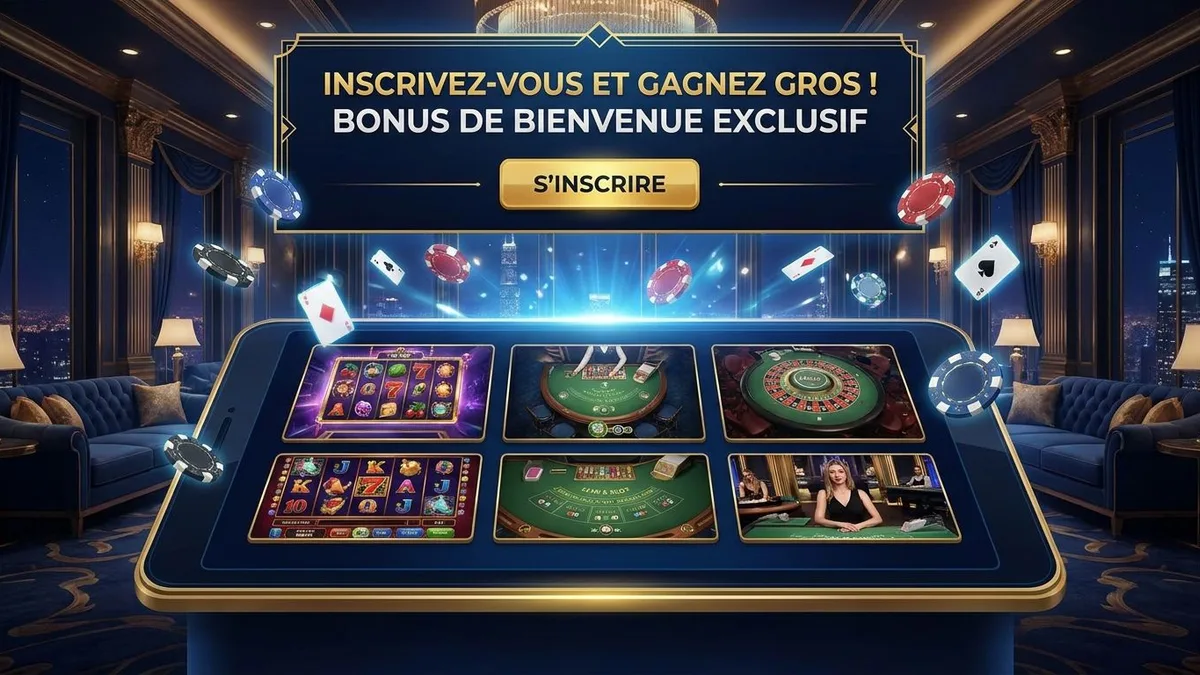 Inscription avec bonus